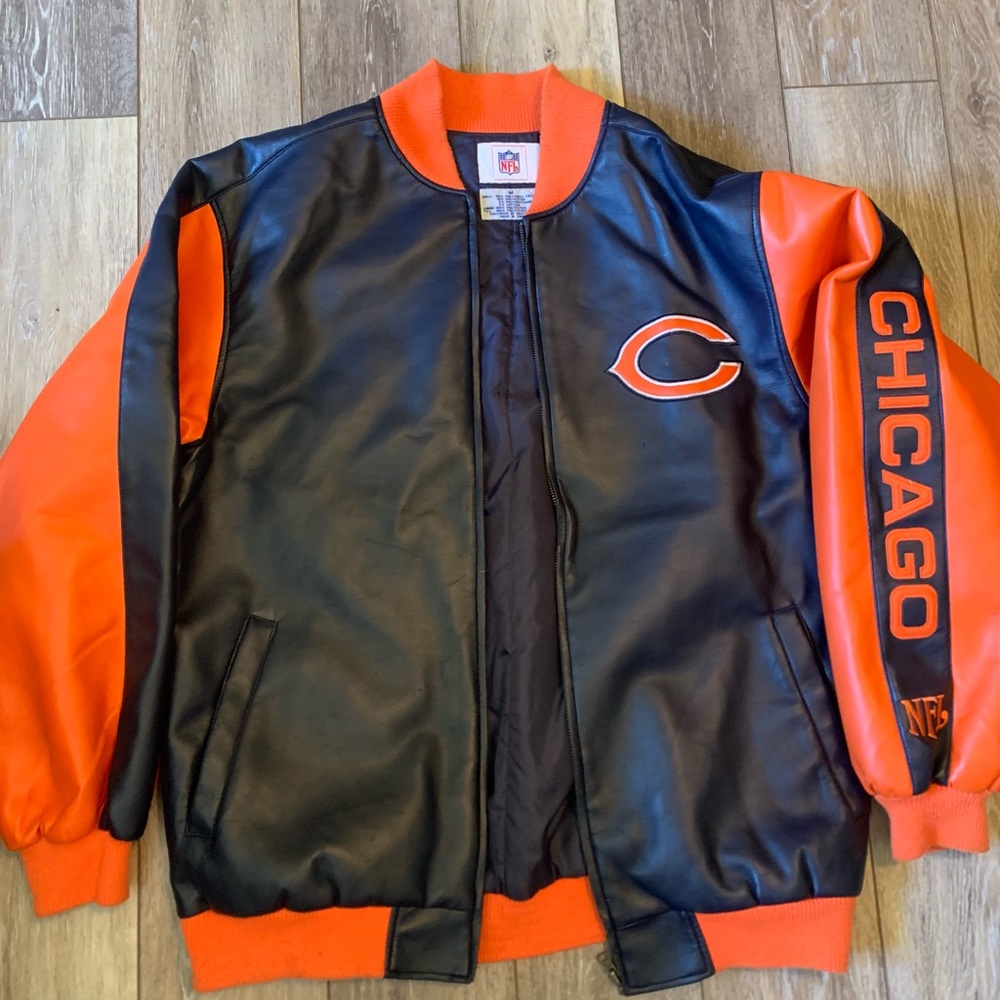 NFL Chicago Bears Leather Jacket